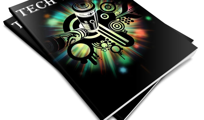 Free tech trends report magazine illustration