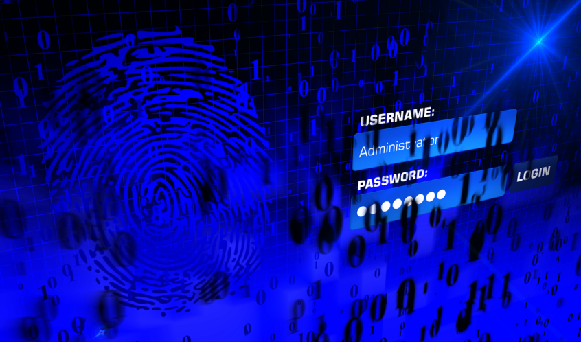 Free log in password sign on illustration