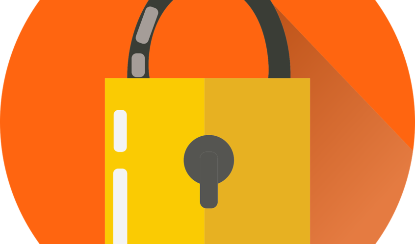 Free lock security key vector
