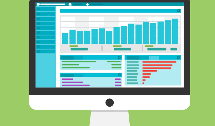 Free statistic wordpress web vector