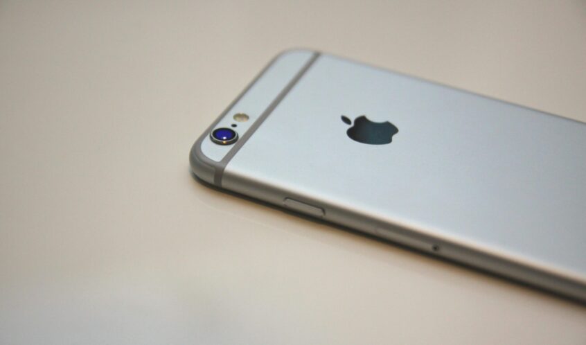 Free Space Gray iPhone 6 Stock Photo